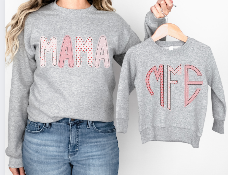 Valentine Monogram Toddler/Youth